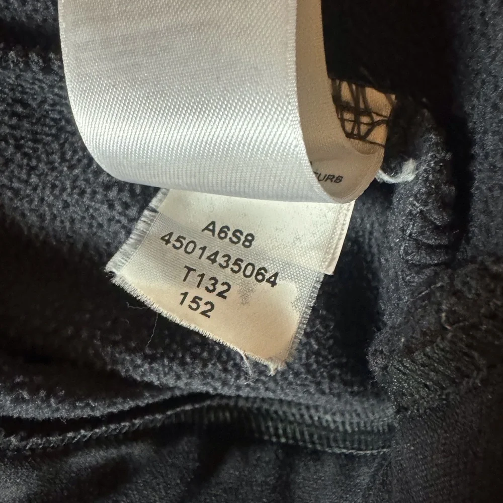 The North Face dark gray and red hoodie sweatshirt Size Large